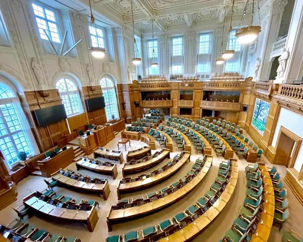 Christiansborg Palace Parliament tour