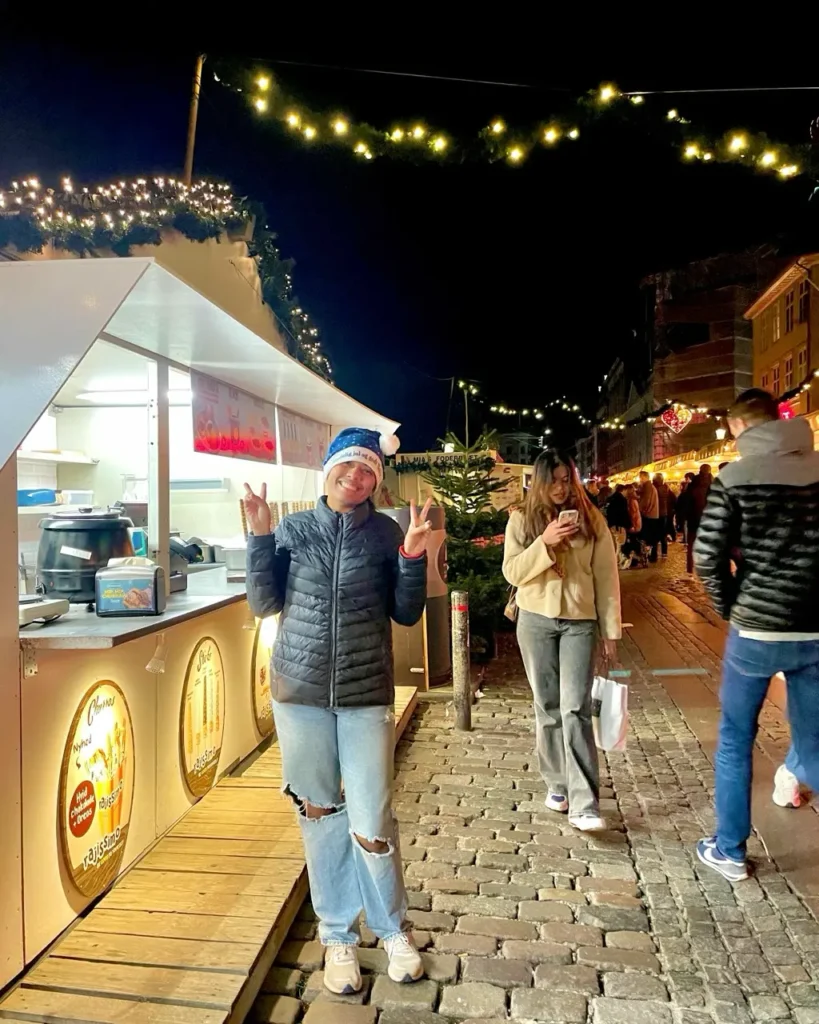 Nyhavn Christmas market at Copenhagen