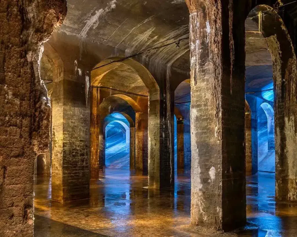 underground art at Cisternerne or Cisterns in Søndermarken