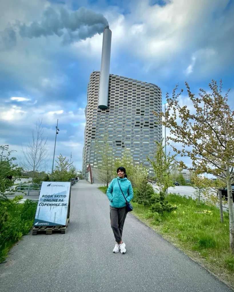 The view of Copenhill building