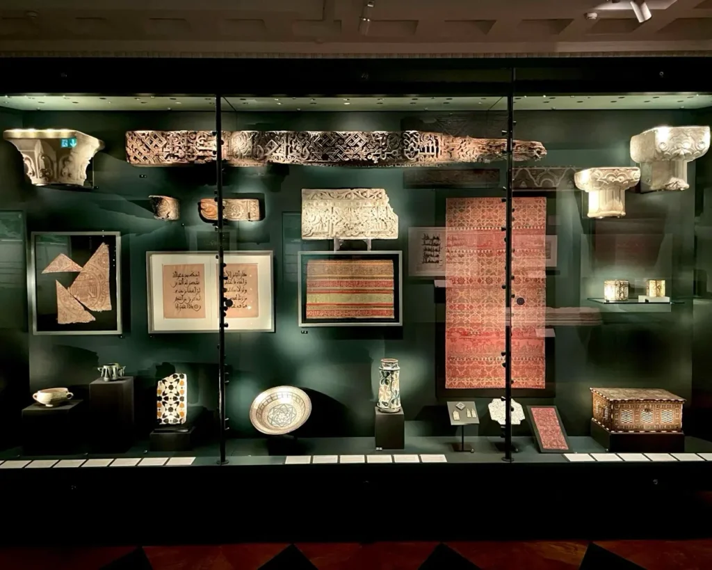 Ornaments kept at display at David Samling museum of Copenhagen