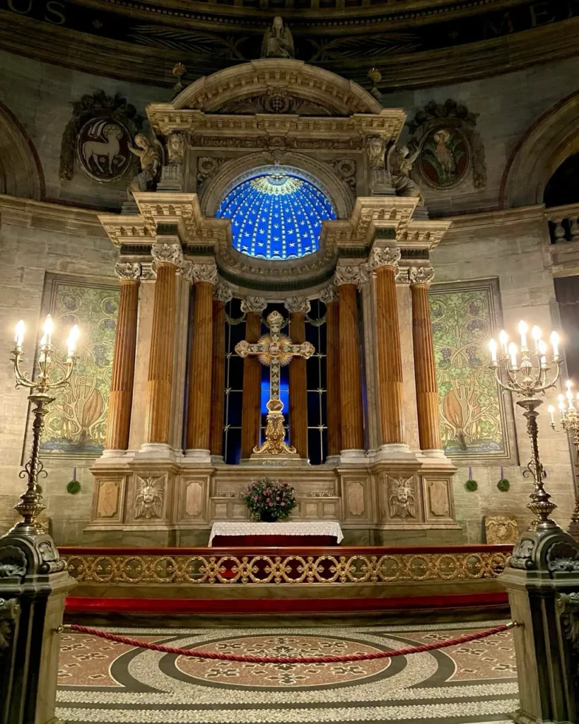 Inside look of the Marble Church