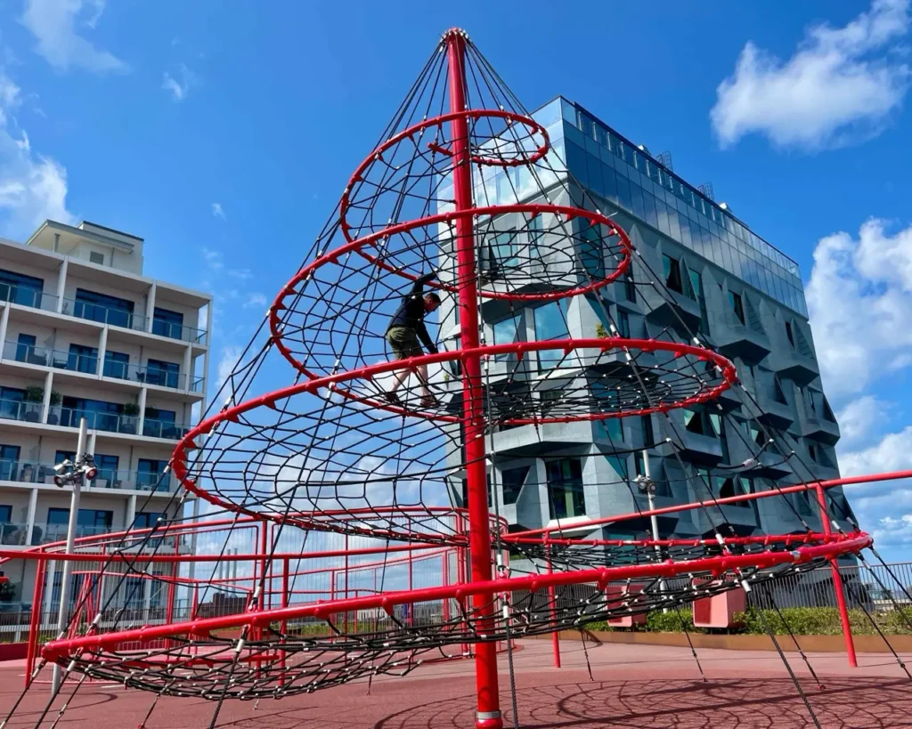 Konditaget Luders rooftop playground in Copenhagen