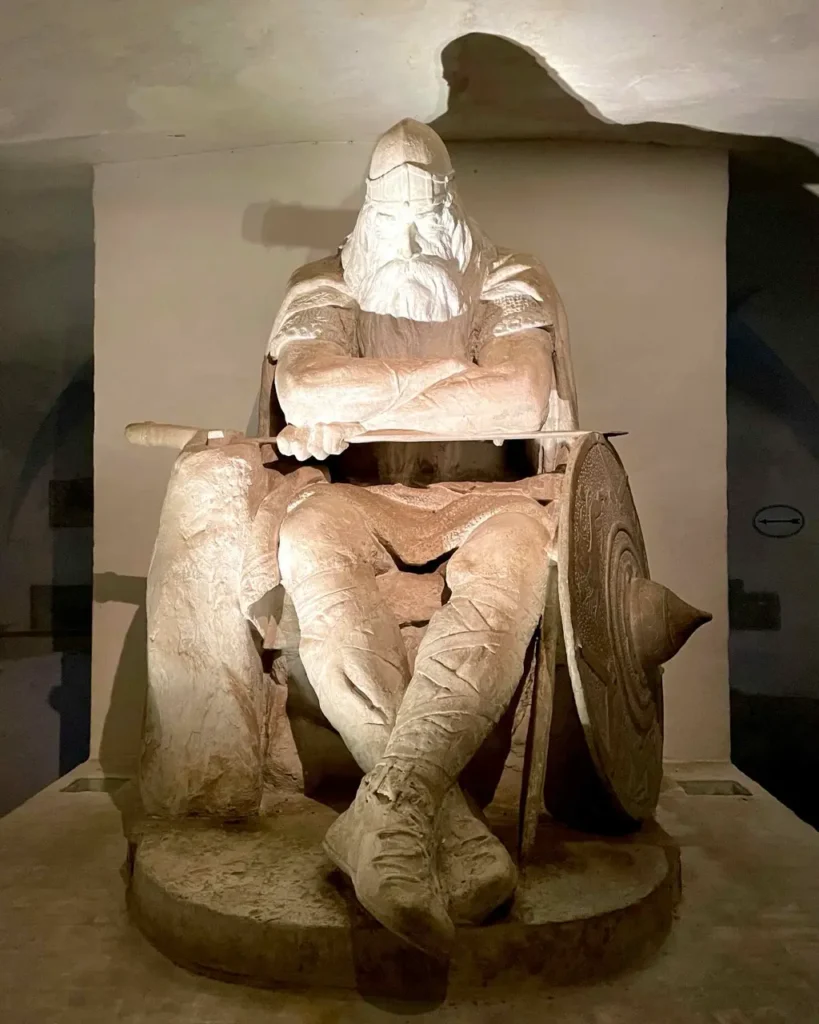 Sculptures in the Kronborg castle Helsingor
