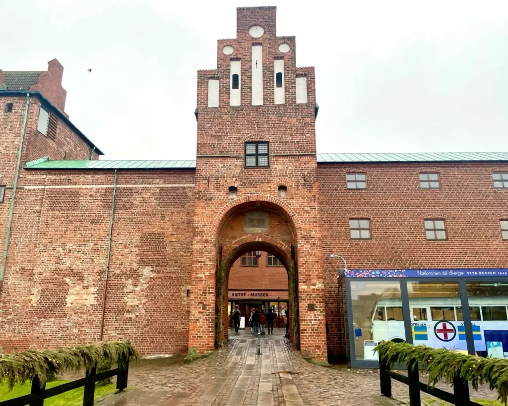 Malmohus Castle museum outside at Malmo Sweden