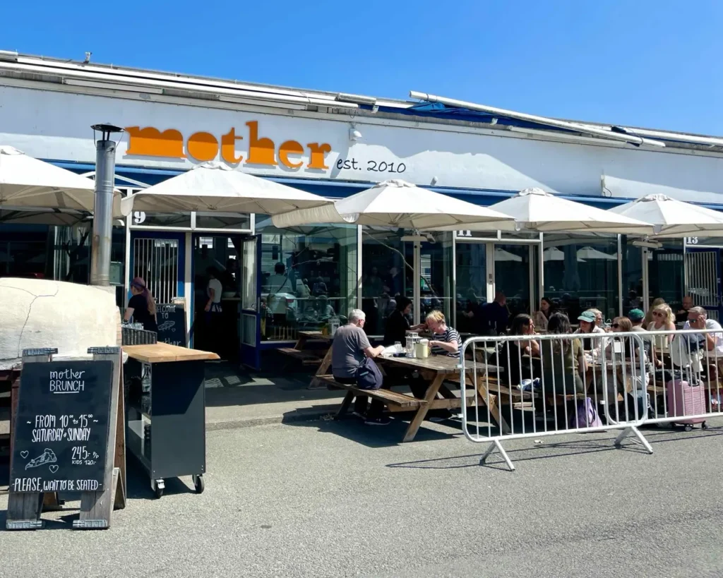 Mother pizza restaurant at meat packing district Kodbyen