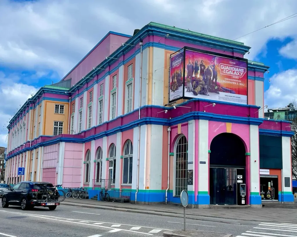 Colorful Palads theatre building