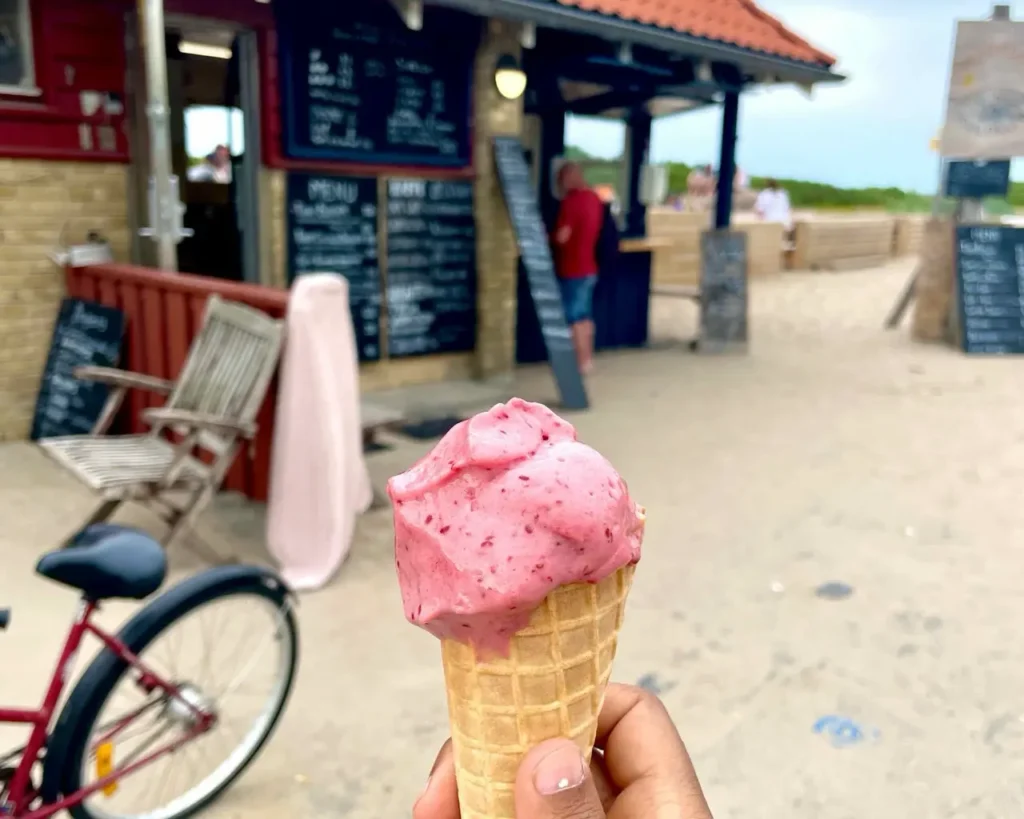 Homemade ice creams from Tisvilde